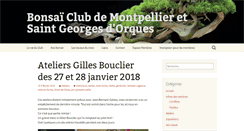 Desktop Screenshot of bonsaiclubmontpellier.fr