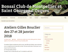 Tablet Screenshot of bonsaiclubmontpellier.fr